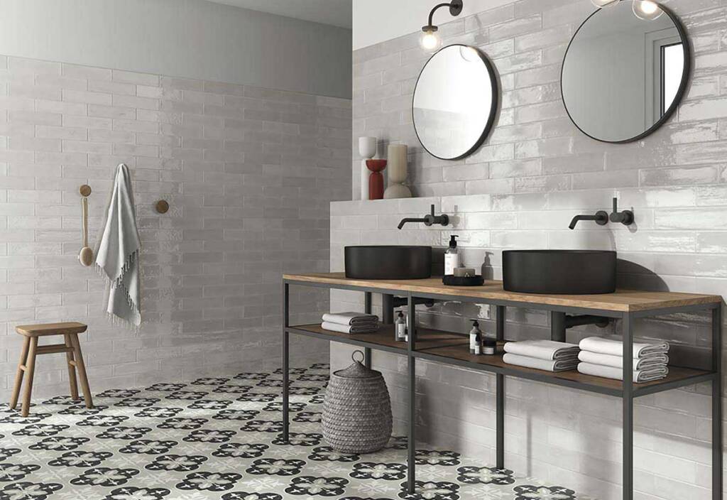 keramične ploščice za talno gretje v kopalnici