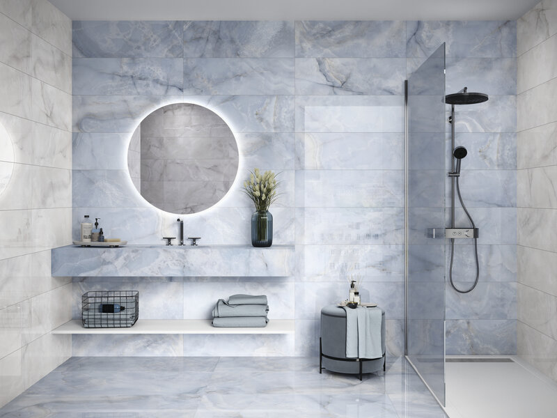 Kopalniška keramika Onix Blue in Onix White